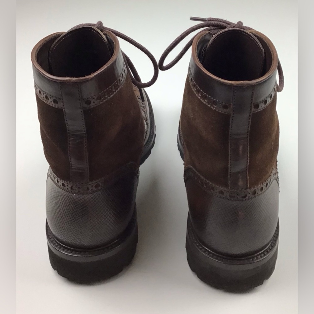 Magnanni Enzo wingtip boots men’s 8 M brown - Picture 4 of 12